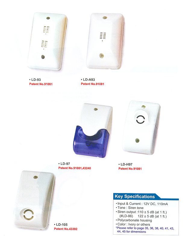 CAMOUFLAGE EXTERNAL SIRENS