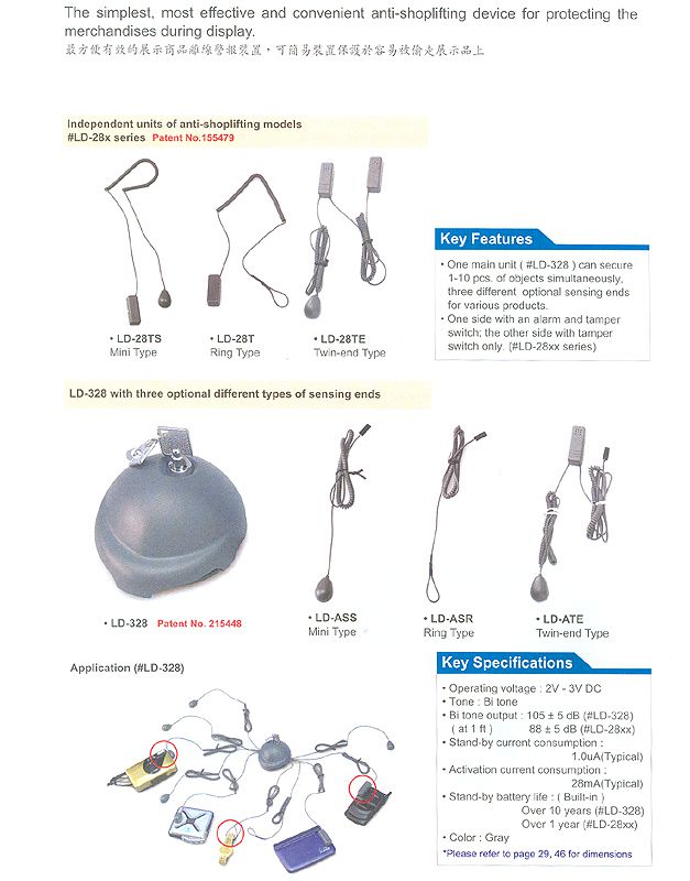 ANTI-SHOPLIFTING DEVICES